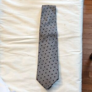 Joseph And Feis Gray Patterned Men's Silk Tie